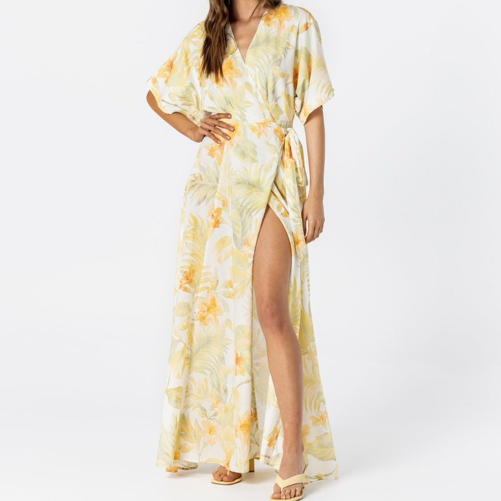 NWT Le Salty Jerry Gown in Citrus - Picture 6 of 7